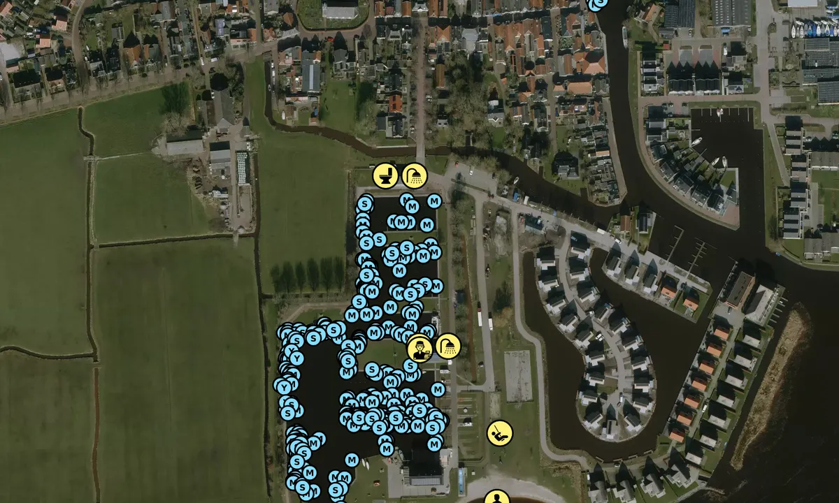 Satelite image of Passantenhaven Heegerwâl