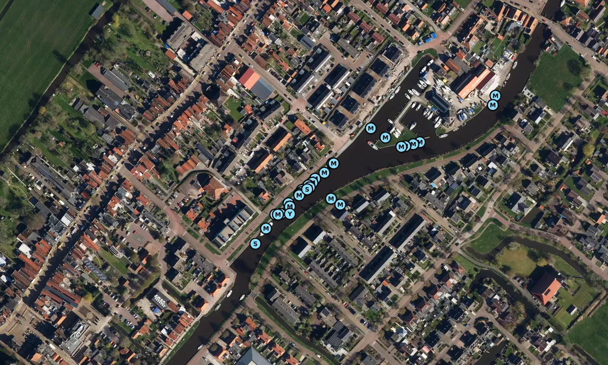 Satelite image of Passantenhaven Skil/Nonnestrjitte Workum