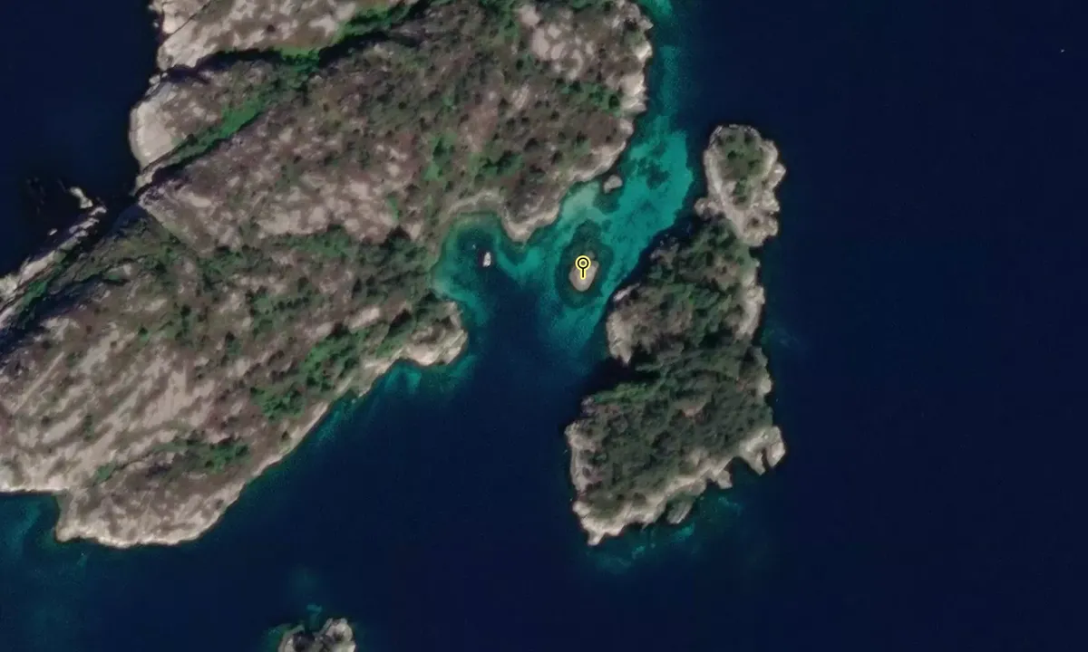 Satelite image of Påvholmen