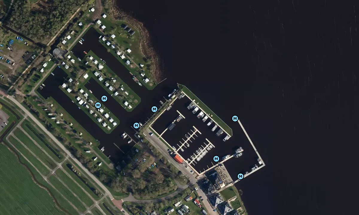 Satelite image of Paviljoen Sneekermeer Yacht Harbour