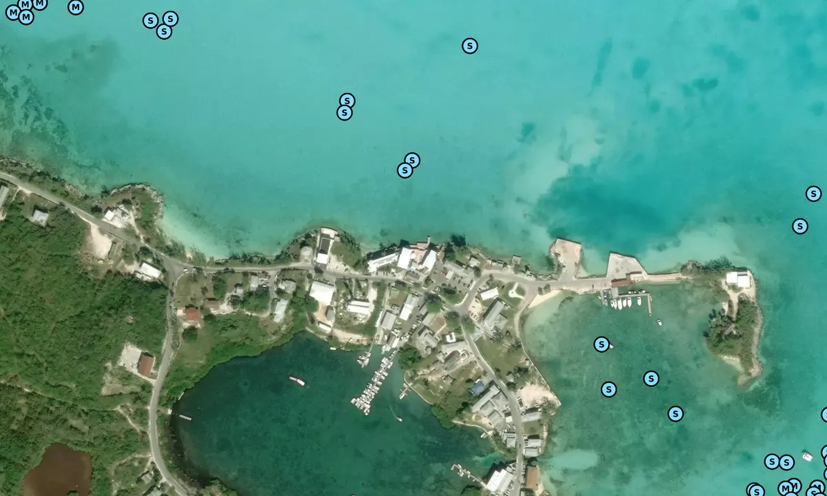 Satelite image of Peace and Plenty Hotel Dock