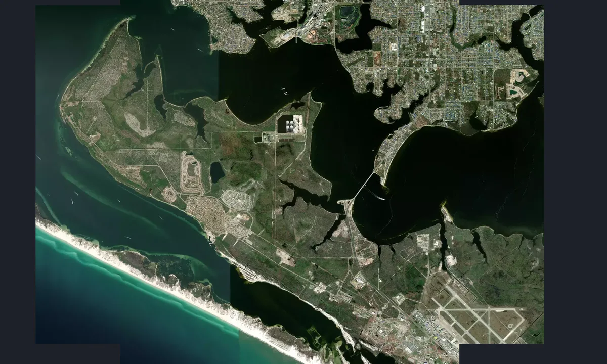 Flyfoto av Pearl Bayou - 2