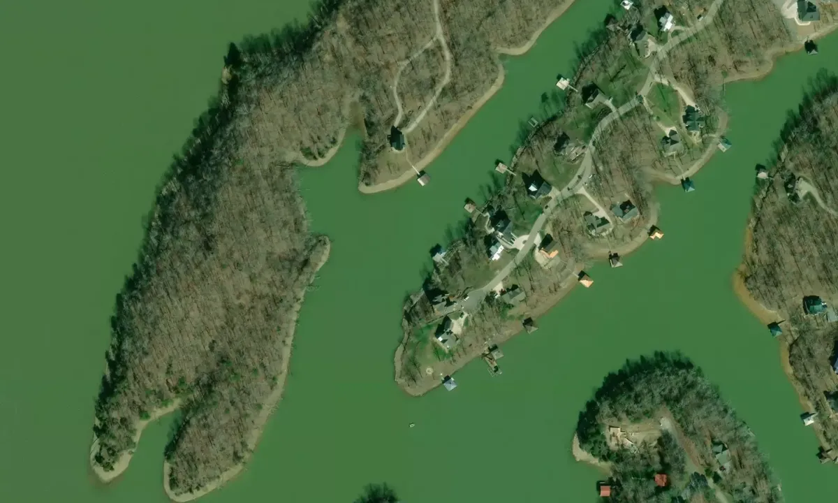Satelite image of Pearl Harbour