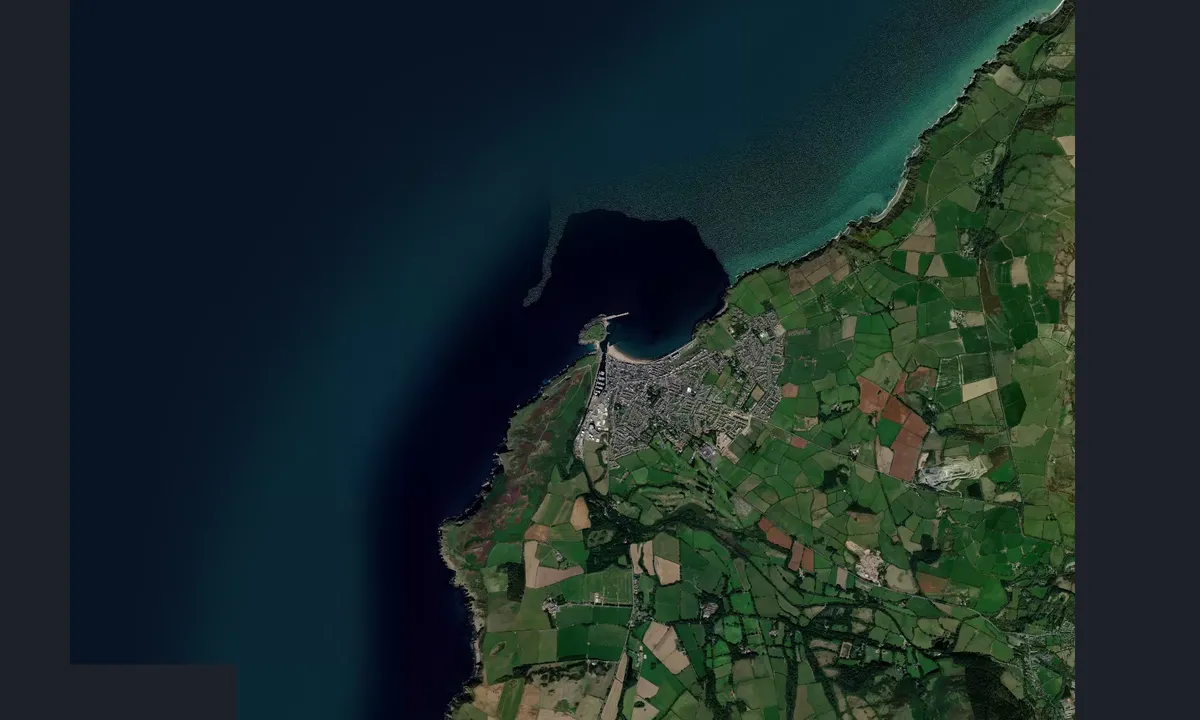 Flyfoto av Peel Marina, Isle of Man