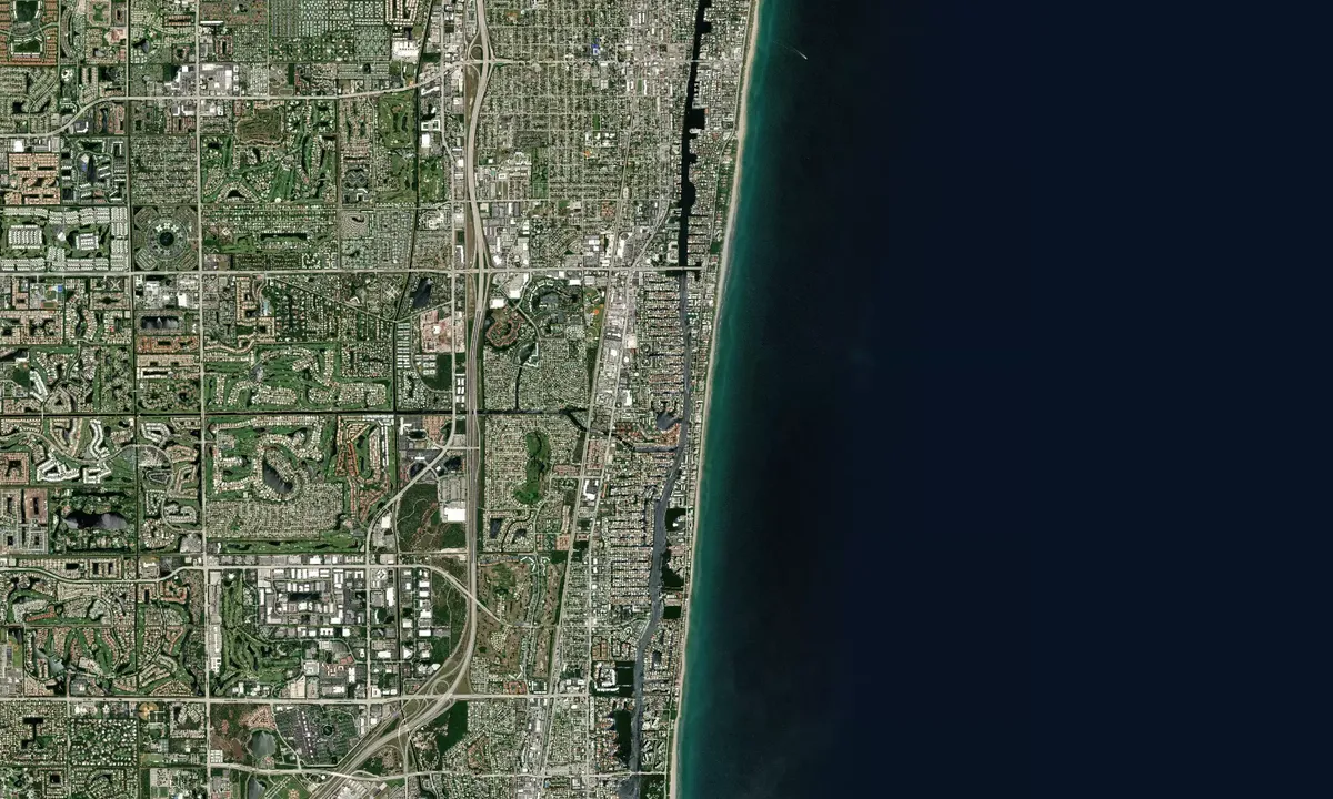 Flyfoto av Pelican Harbor - Delray Beach