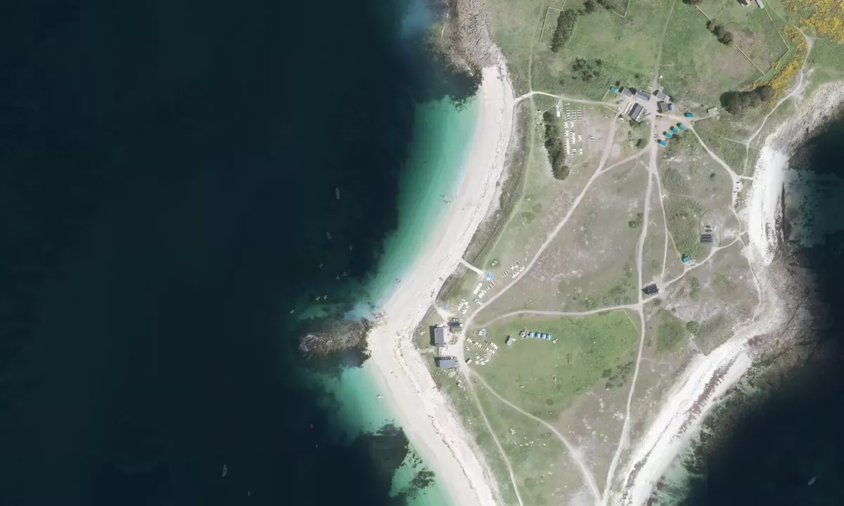 Flyfoto av Penfret Plage Maryse