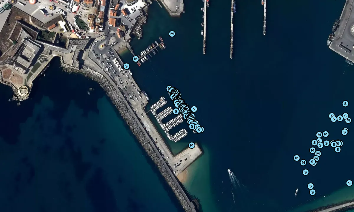 Satelite image of Peniche Marina