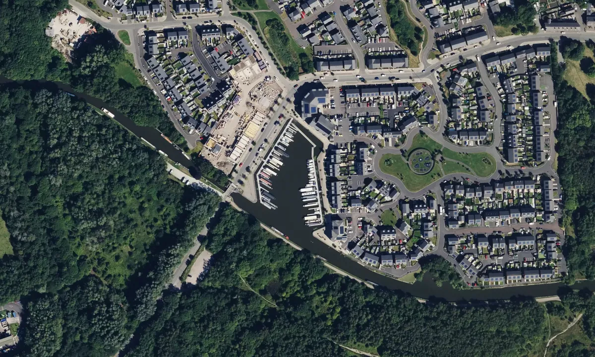 Satelite image of Pennington Wharf Marina