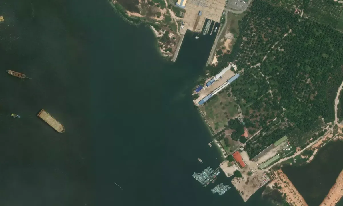 Satelite image of Perak Yacht Club