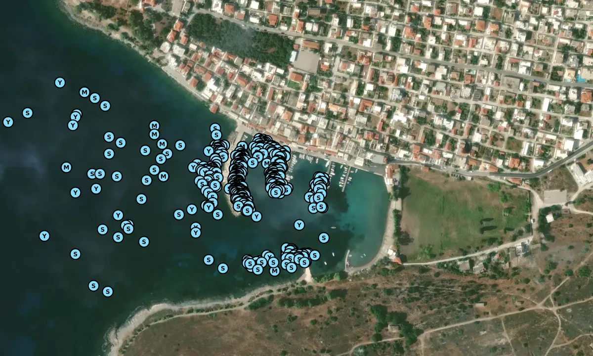 Satelite image of Perdika Town