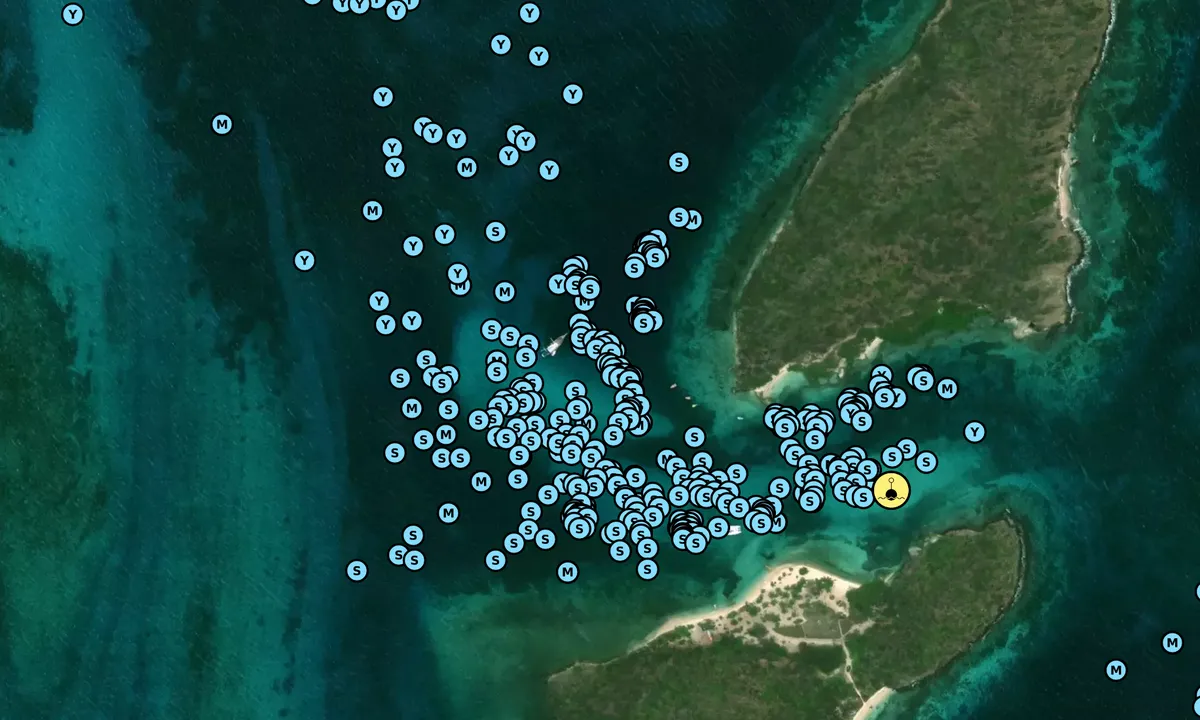 Satelite image of Petit Bateau