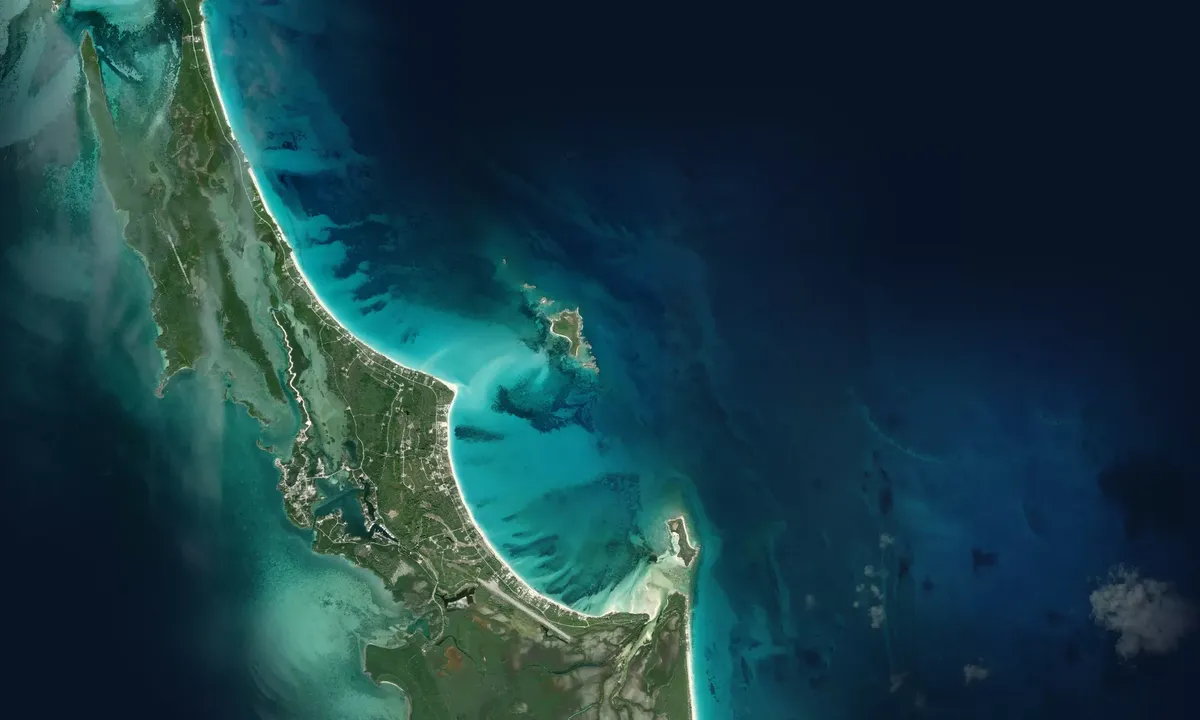 Flyfoto av Petit Cay