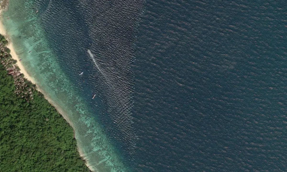 Satelite image of Phi Phi East