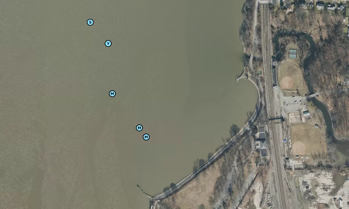 Satelite image of Phillipse Manor Beach