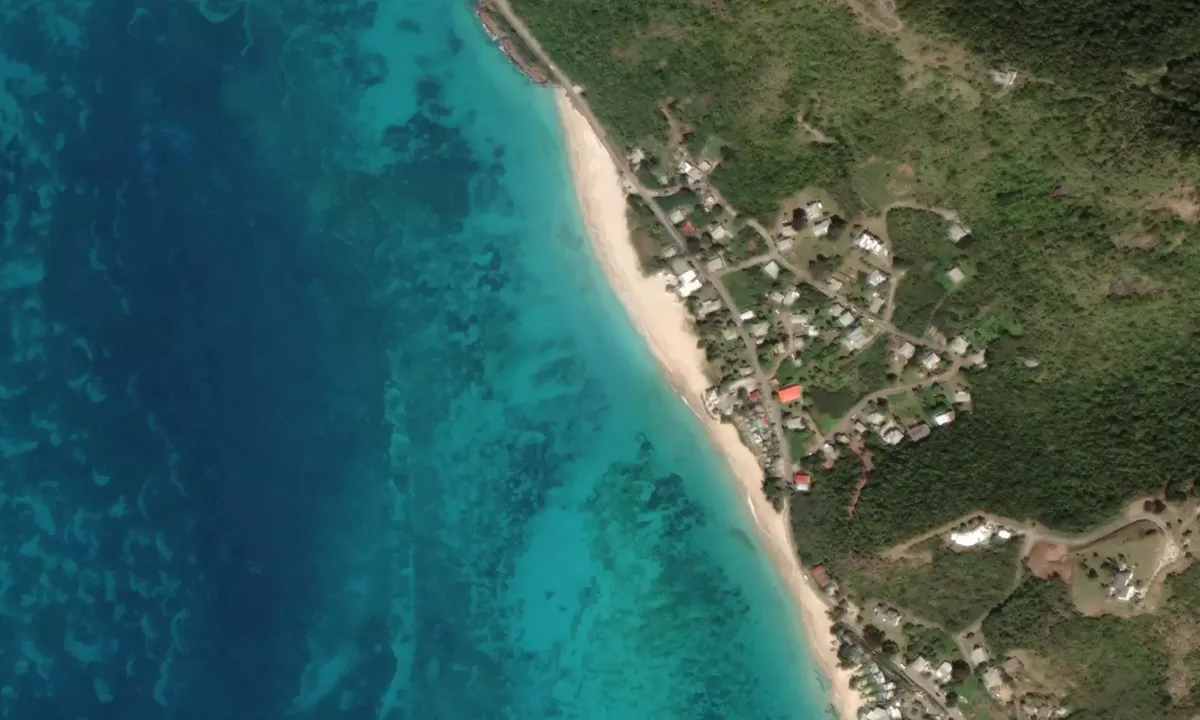 Flyfoto av Picarts Bay
