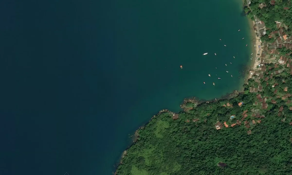 Satelite image of Picinguaba