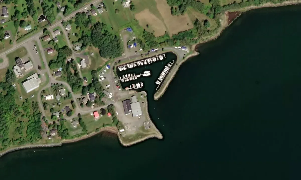 Satelite image of Pictou Marina