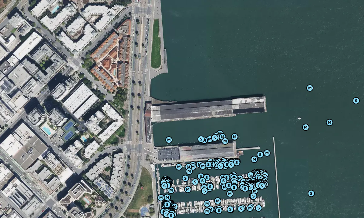 Satelite image of Pier 38 Maritime Recreation
