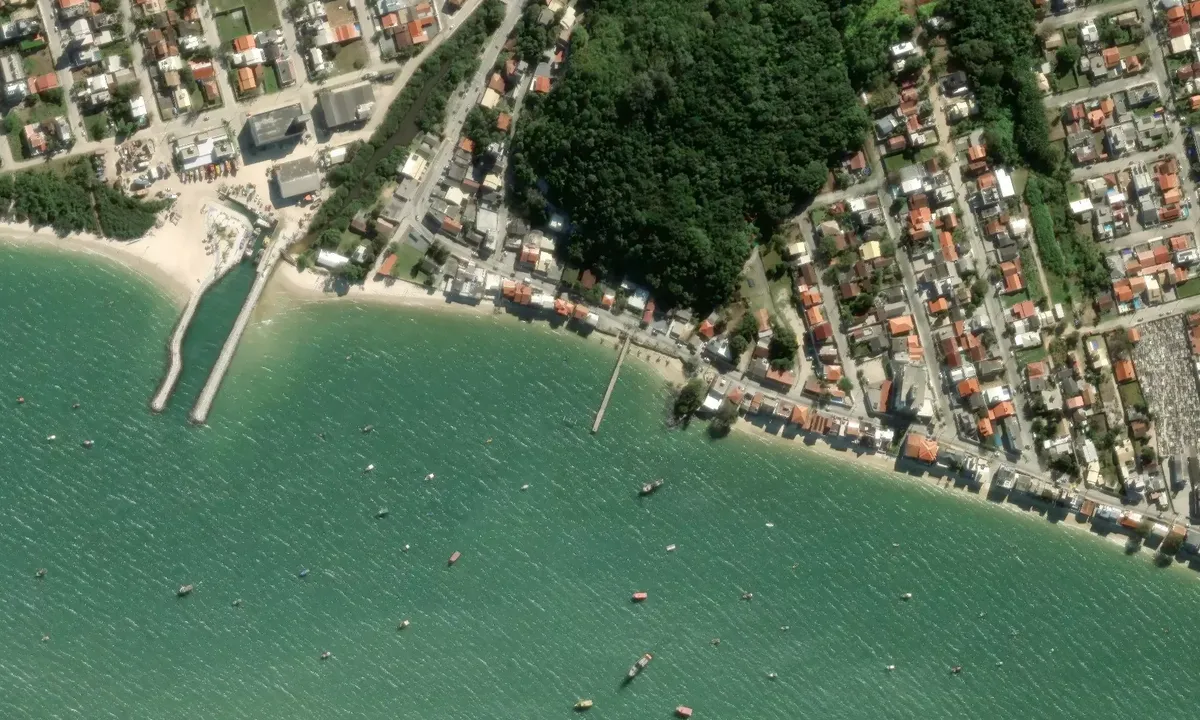 Satelite image of Pier Canto Grande
