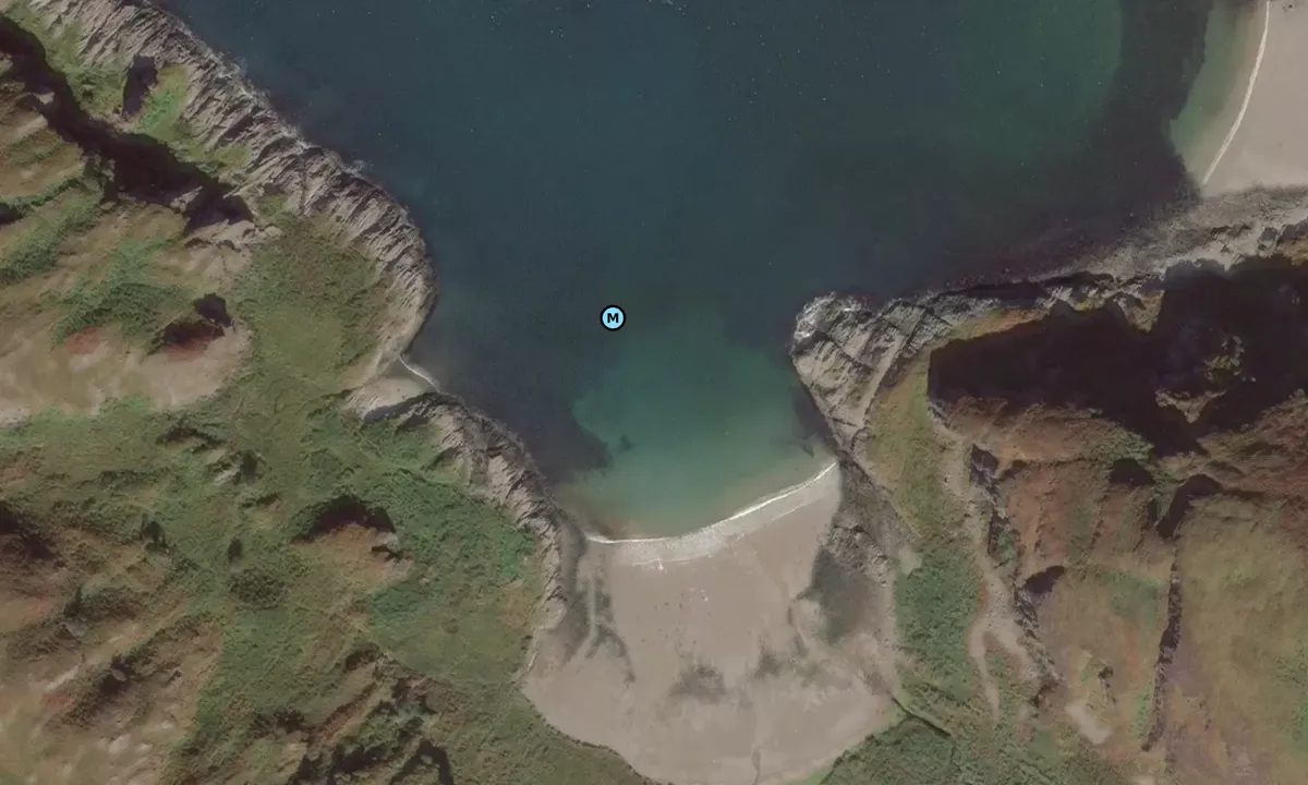 Satelite image of Pig Bay