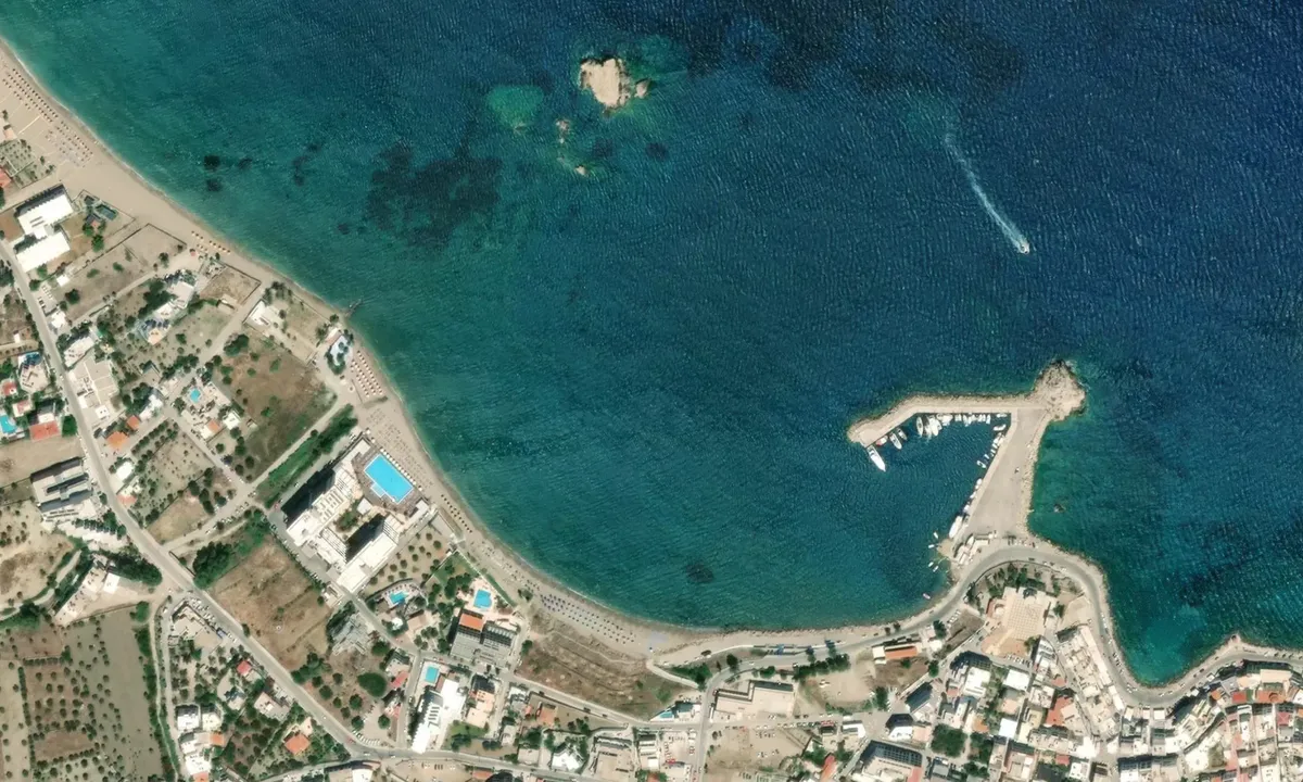 Flyfoto av Pigadia