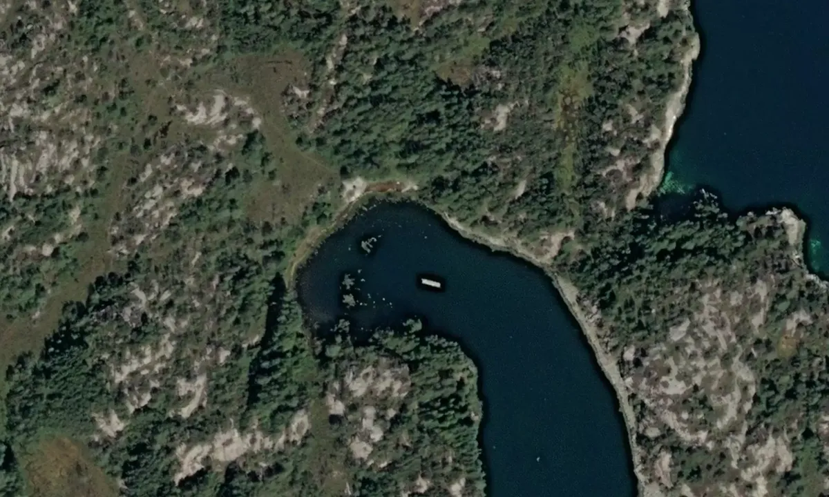 Satelite image of Pilapollen - Fitjar