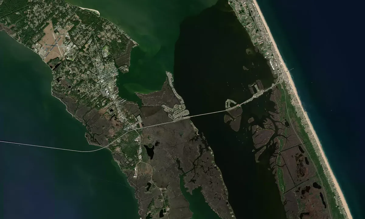 Flyfoto av Pirates Cove Marina - Manteo