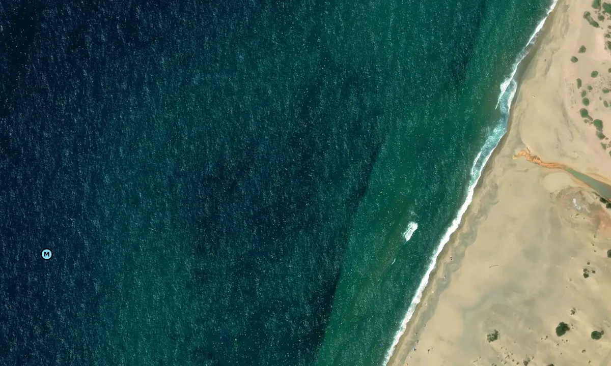 Satelite image of Piscinas