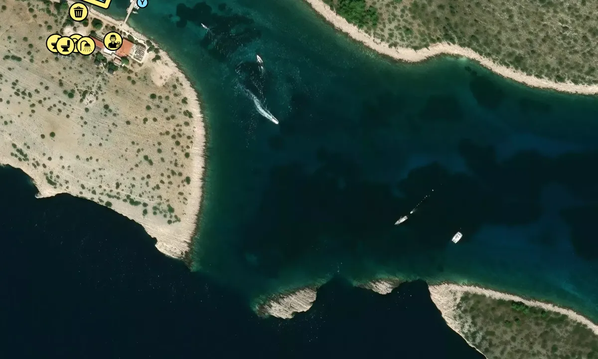 Satelite image of Piškera Anchorage