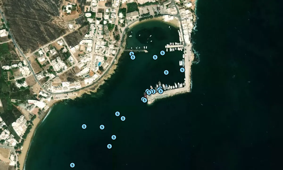 Satelite image of Piso Livadi