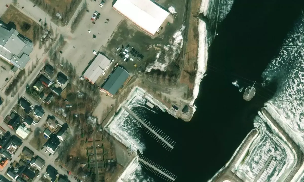 Satelite image of Piteå - Norra Hamnen