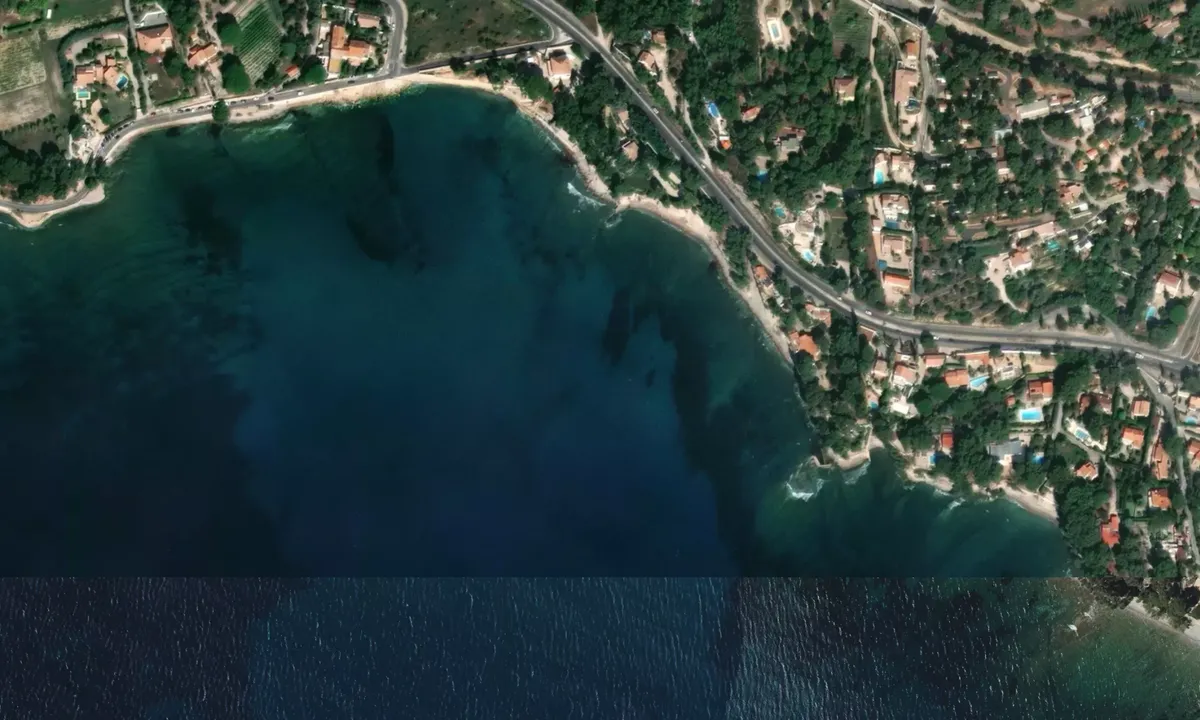 Flyfoto av Plage d’Arène Cros
