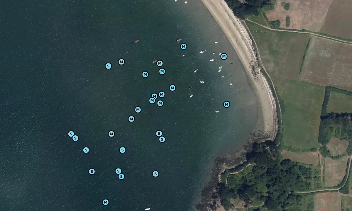 Satelite image of Plage de Brouhel