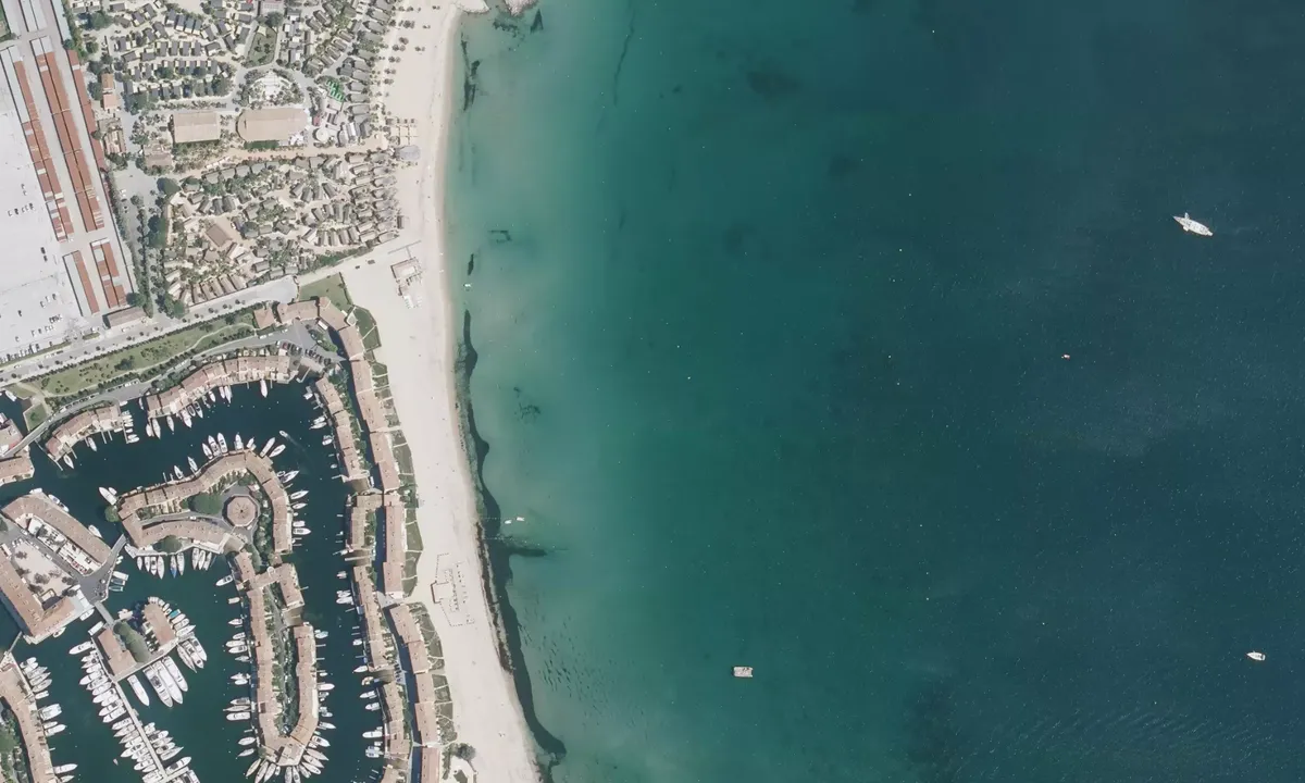 Flyfoto av Plage de Grimaud