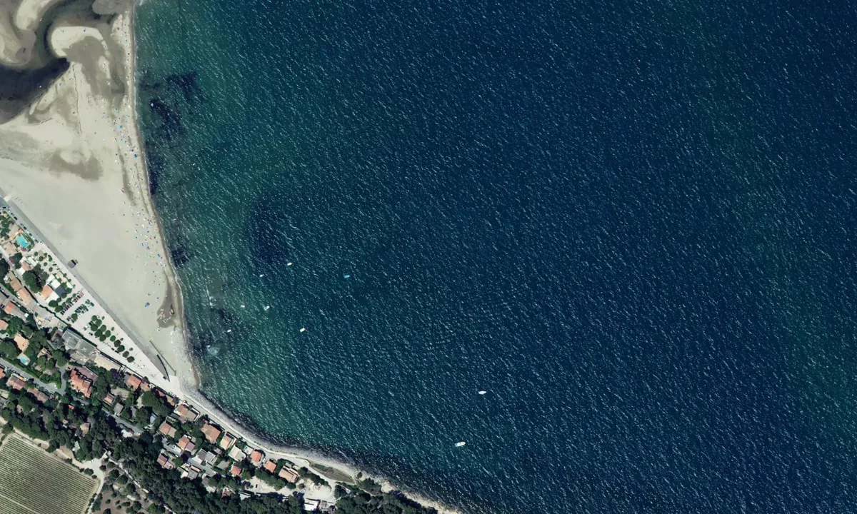 Flyfoto av Plage de la Franqui