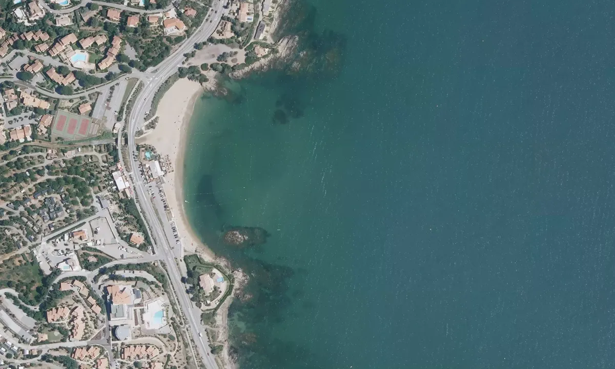 Flyfoto av Plage de la Gaillarde