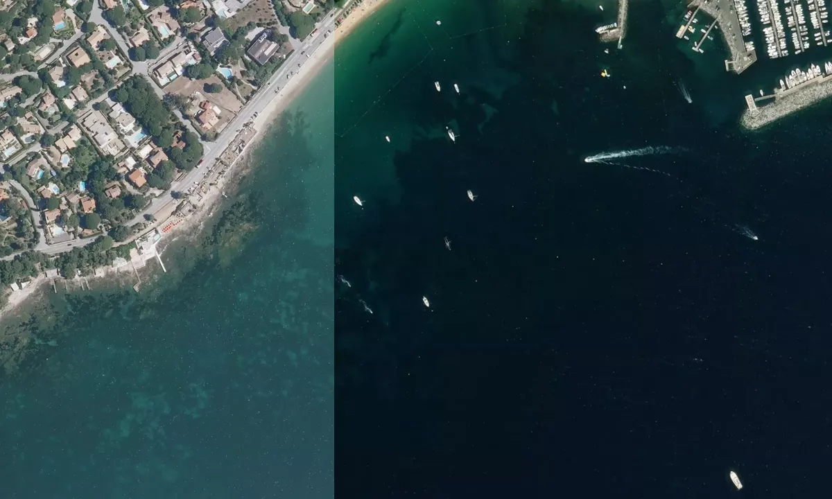 Flyfoto av Plage de la Garonnette