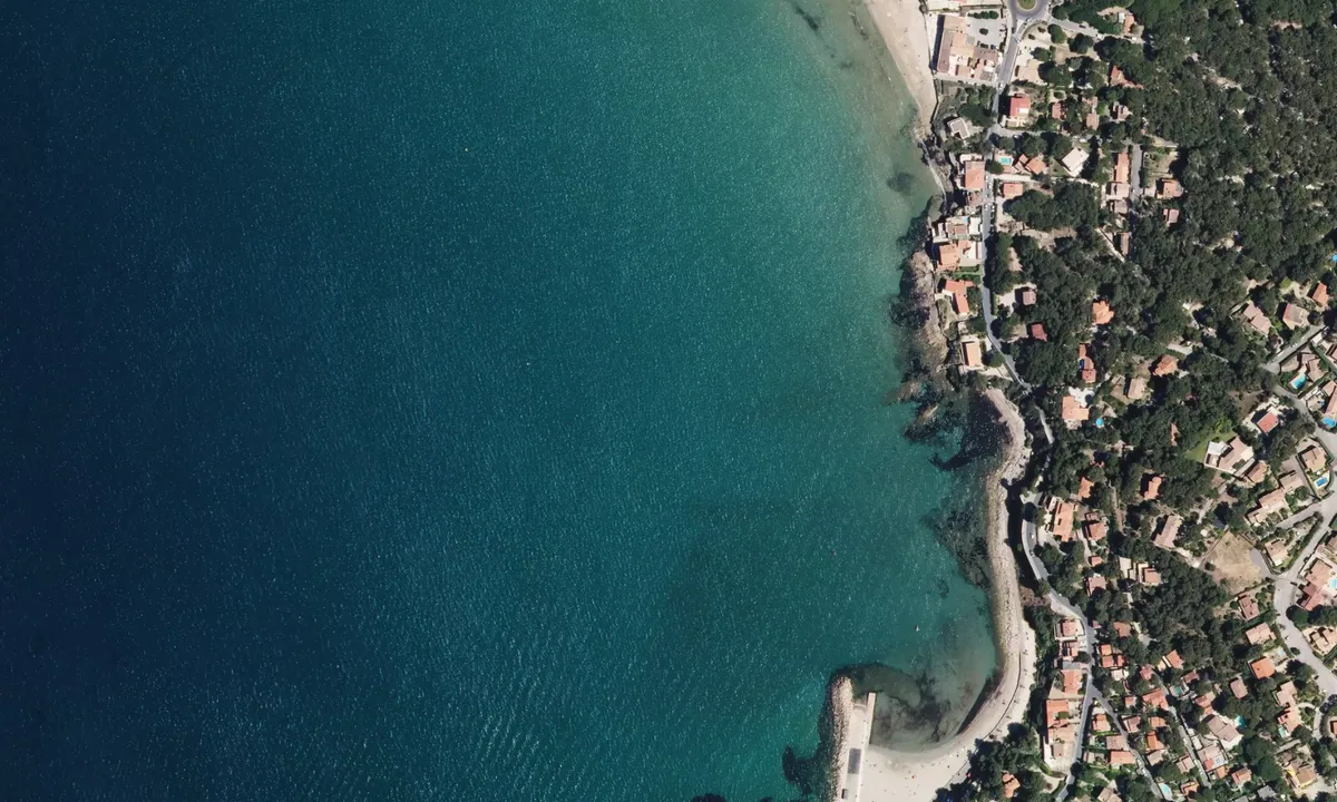 Flyfoto av Plage De La Madrague