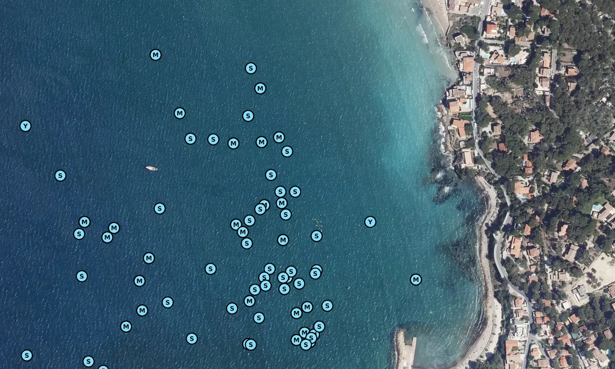 Satelite image of Plage De La Madrague