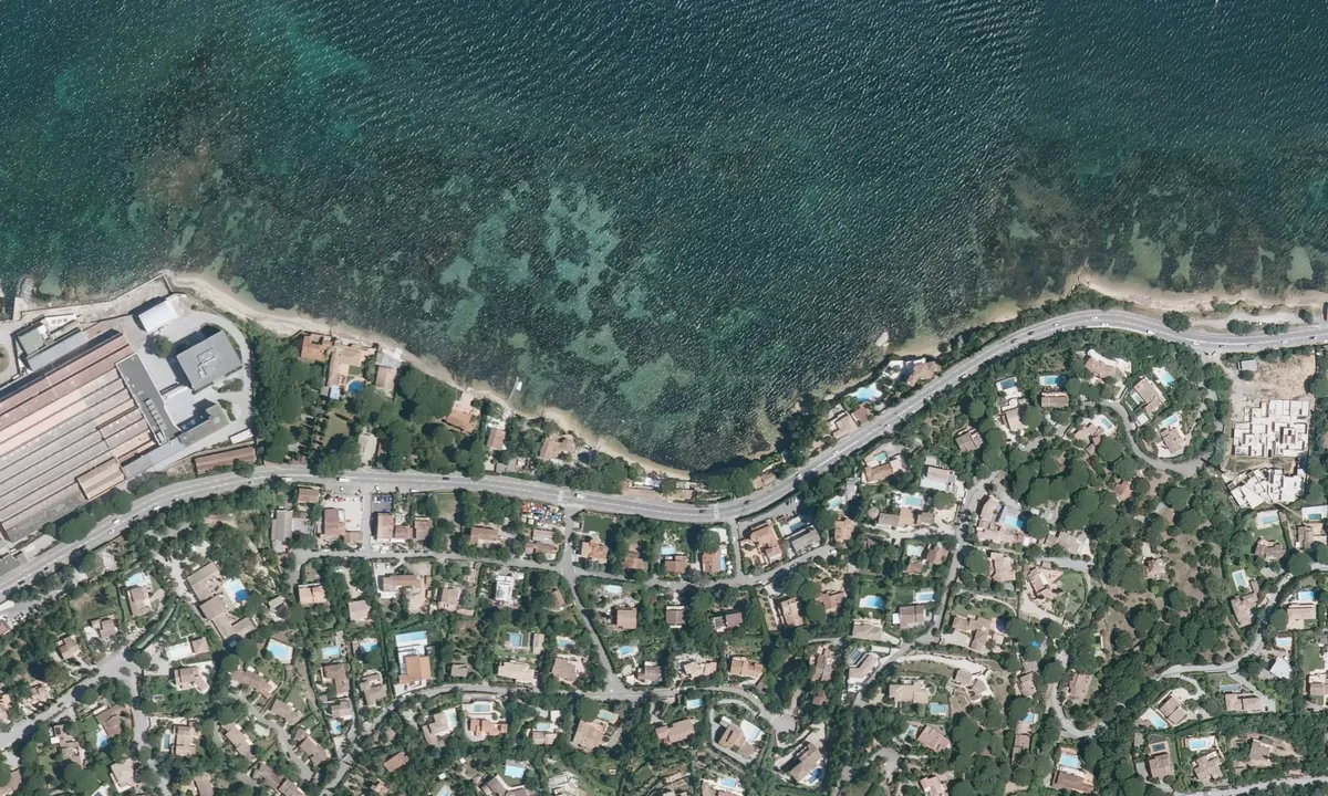 Flyfoto av Plage de la Moune