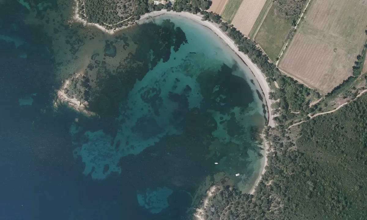 Flyfoto av Plage de Léoube