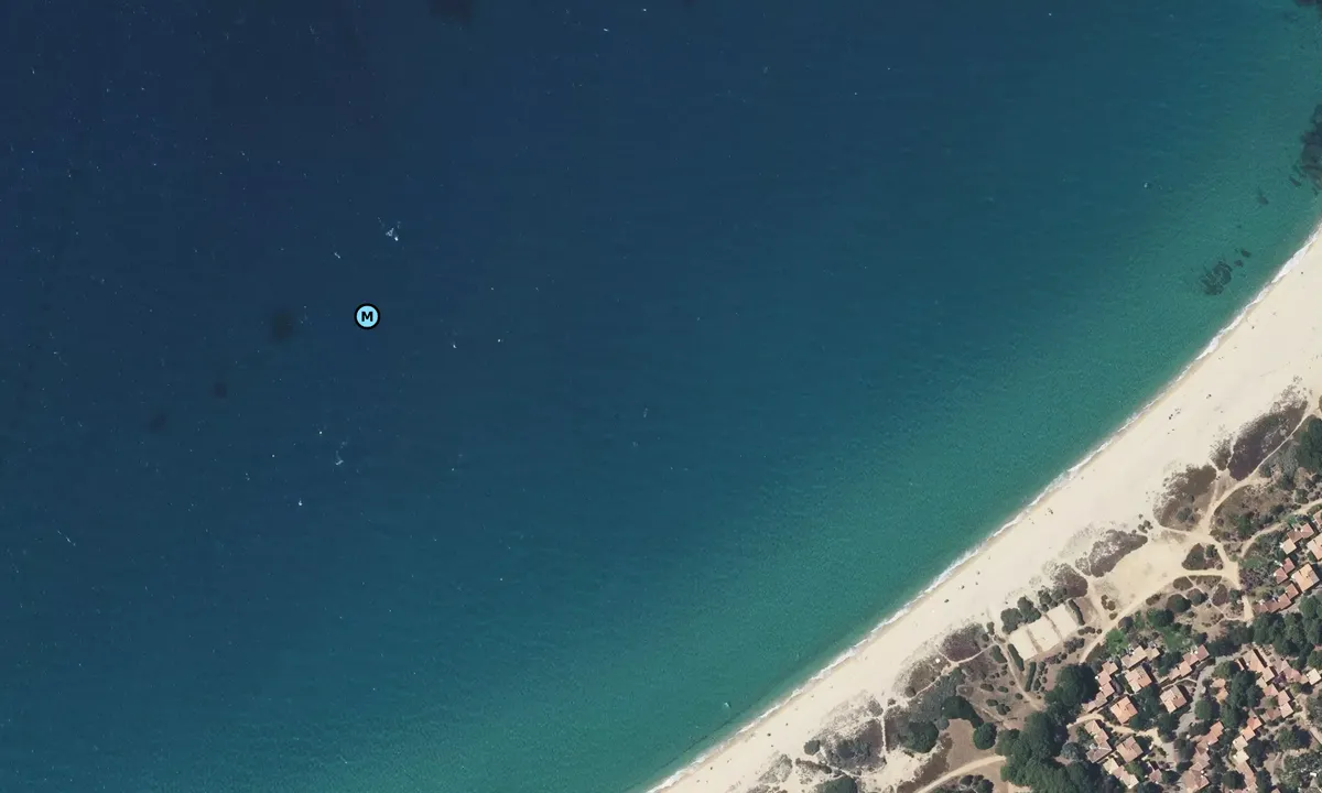 Satelite image of Plage de Lozari