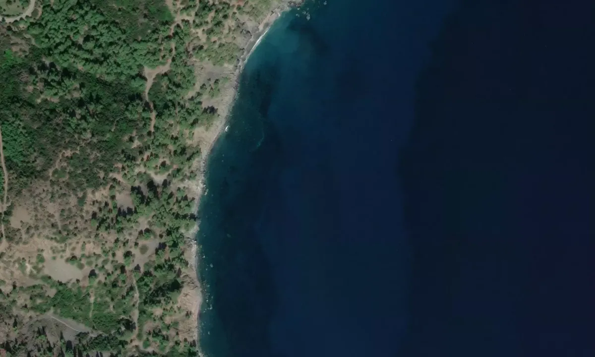 Flyfoto av Plage de Malpasset