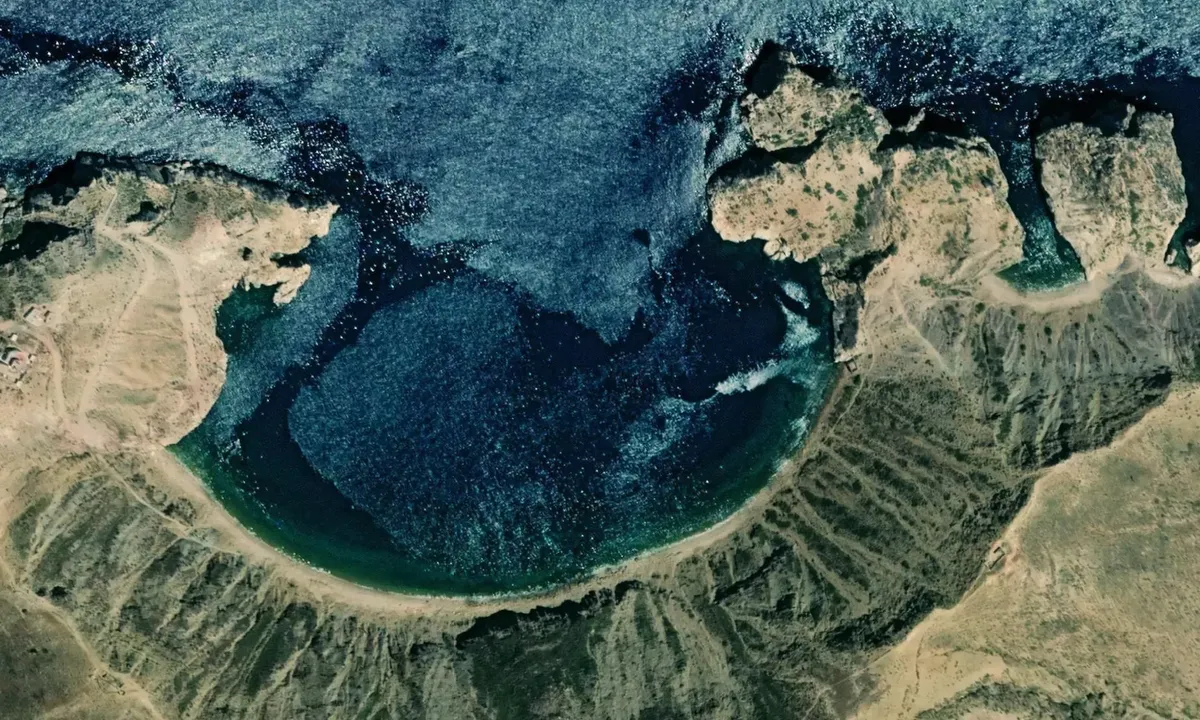 Satelite image of Plage de Maresdar