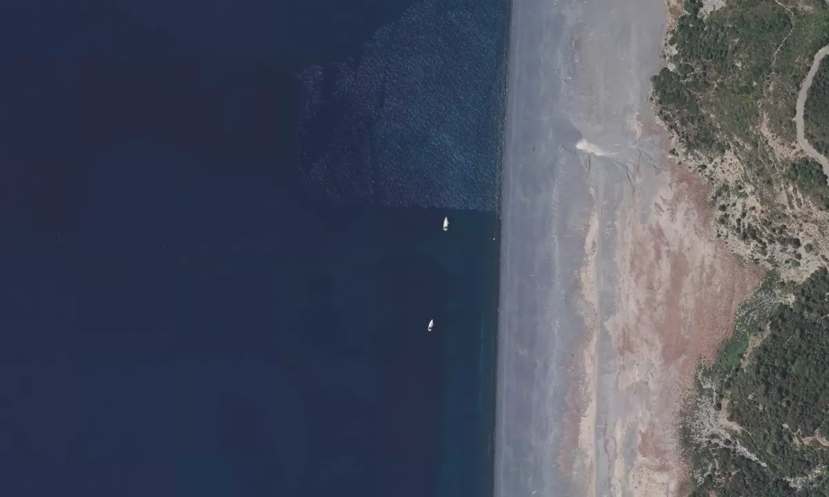 Flyfoto av Plage de Nonza