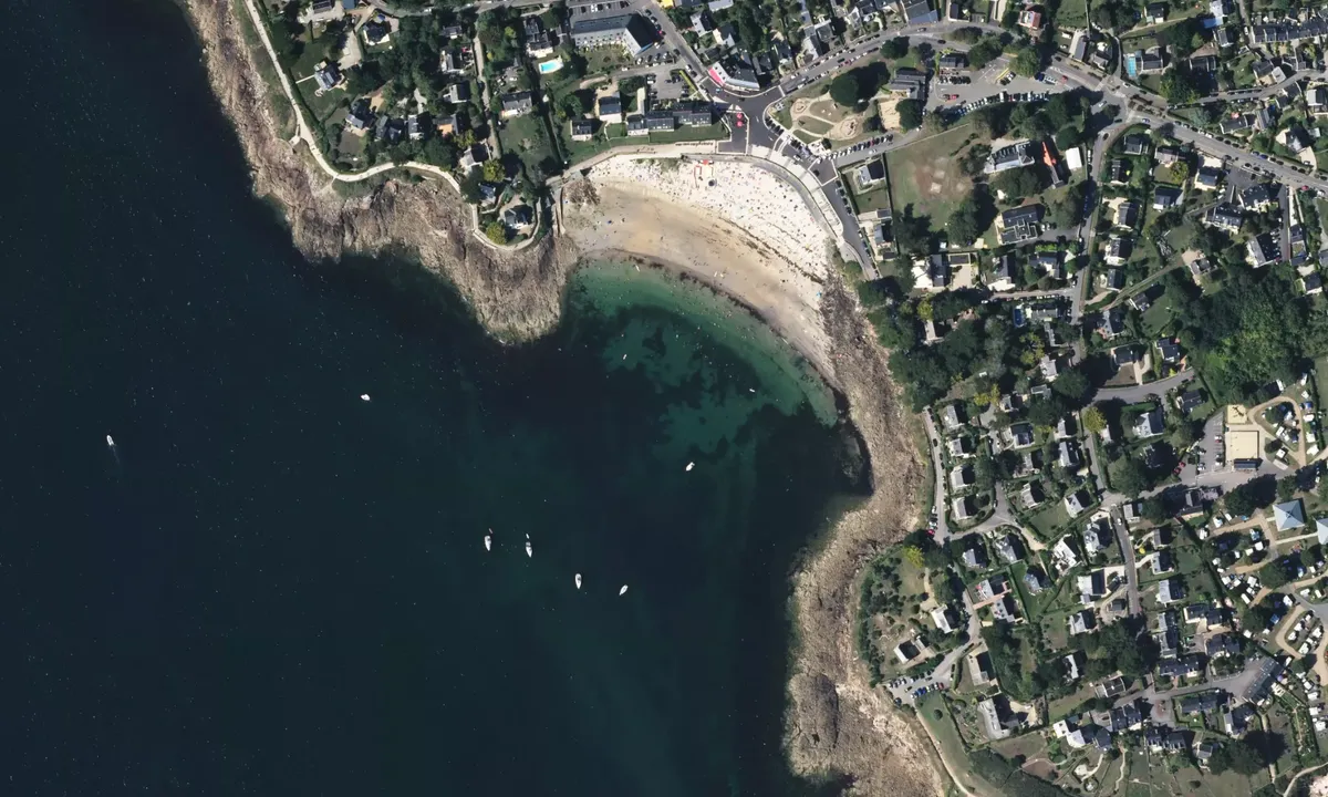 Flyfoto av Plage de Port Navalo