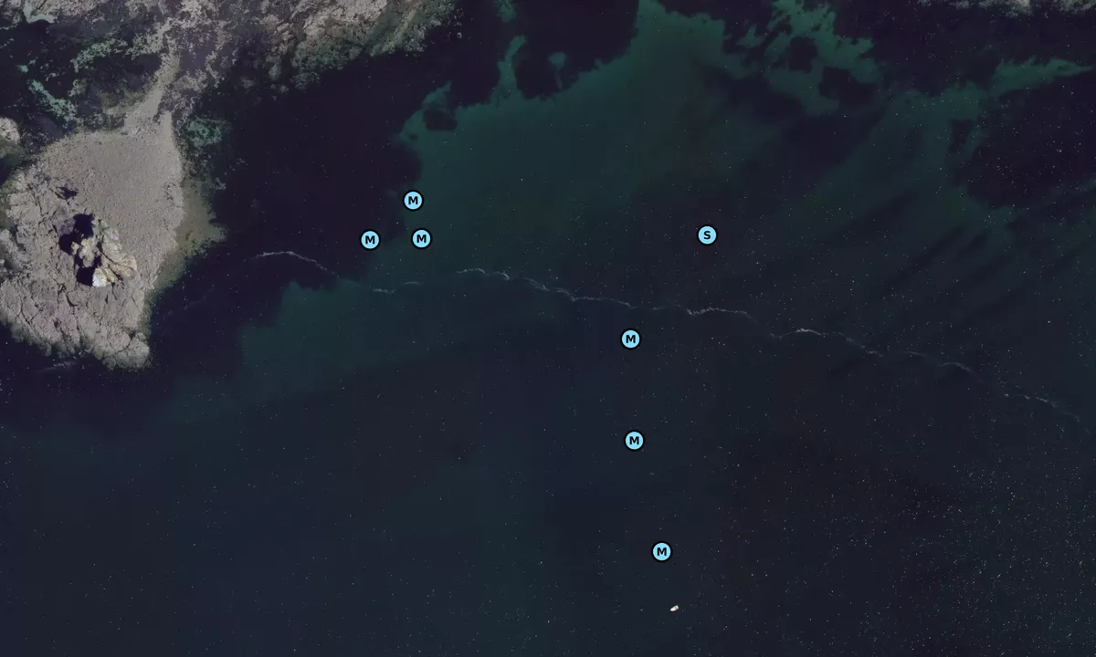 Satelite image of Plage de Porz Mabo