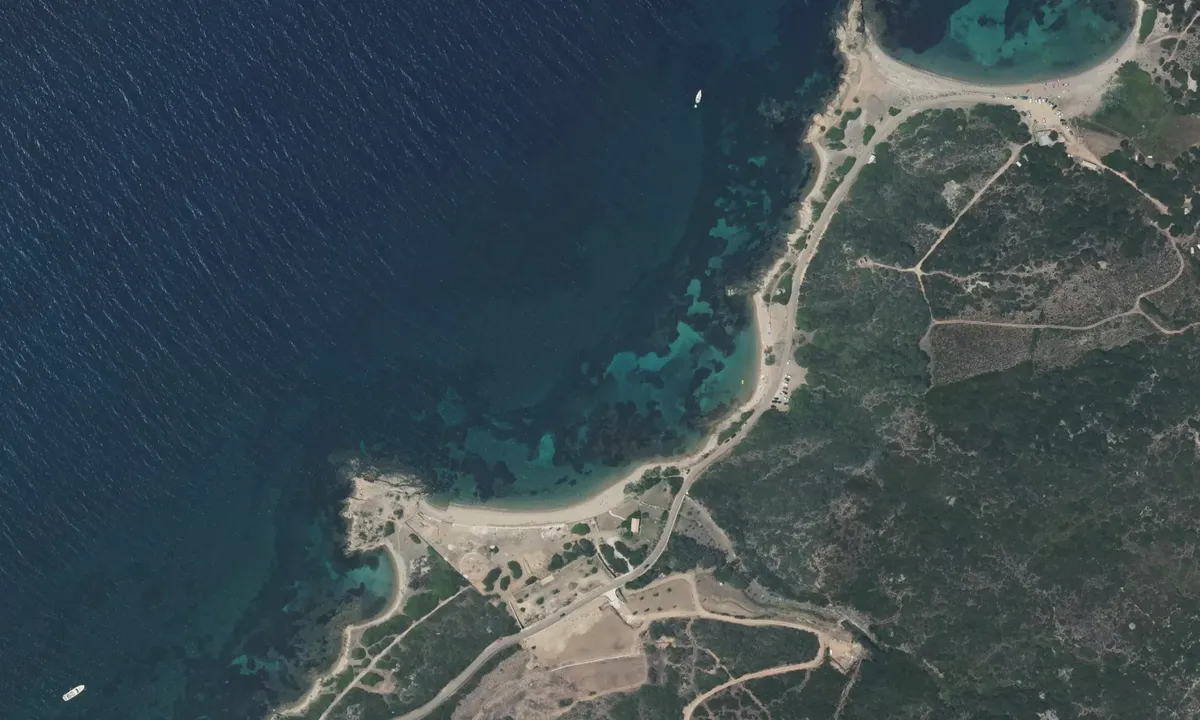 Flyfoto av Plage de Sant' Amanza