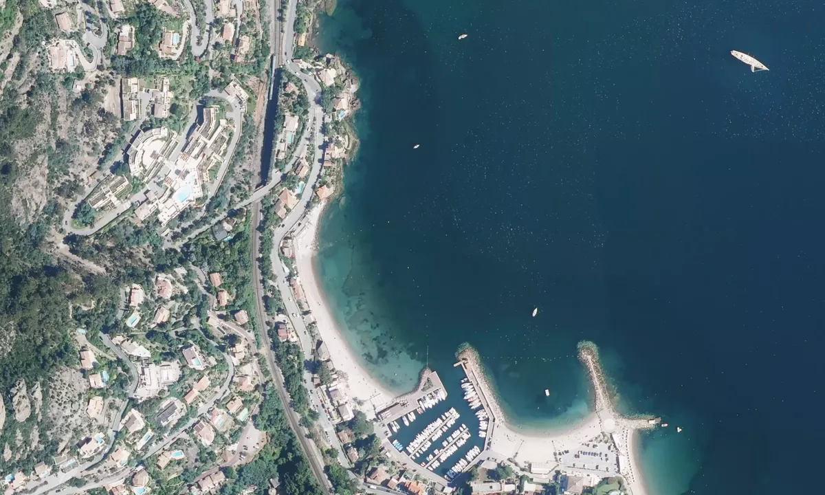 Flyfoto av Plage de Suveret