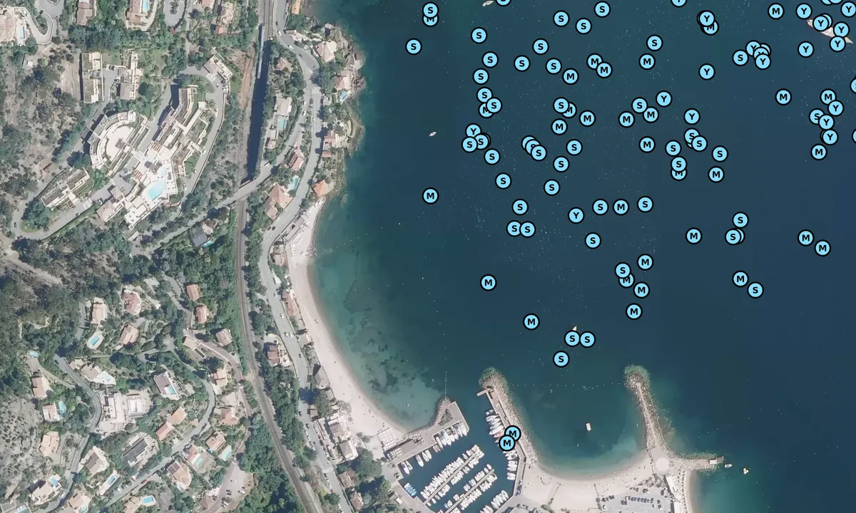 Satelite image of Plage de Suveret
